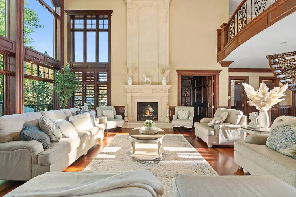 French Chateau W/Swim Spa & Theatre: 11,700 Sqft Calgary